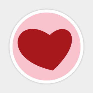 Red Heart, Pocket Size Magnet